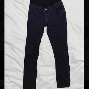 Maternity Skinny Jeans - distressed - Size 2